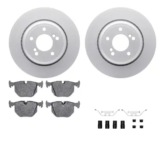 R1 Concepts WDTH1-31023 Brake Rotors - Carbon Coated W/ Euro Ceramic Pads & Hdw
